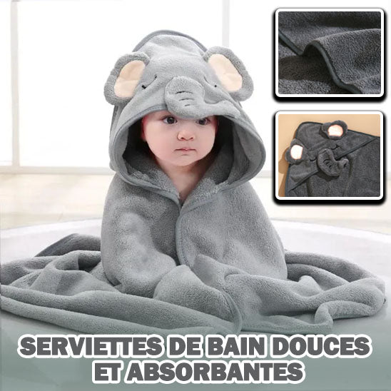 serviette de bain bébé