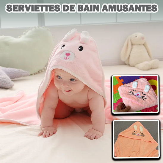 serviette de bain bébé